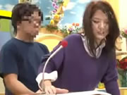 日本女主持在做節目時強迫顏射 7